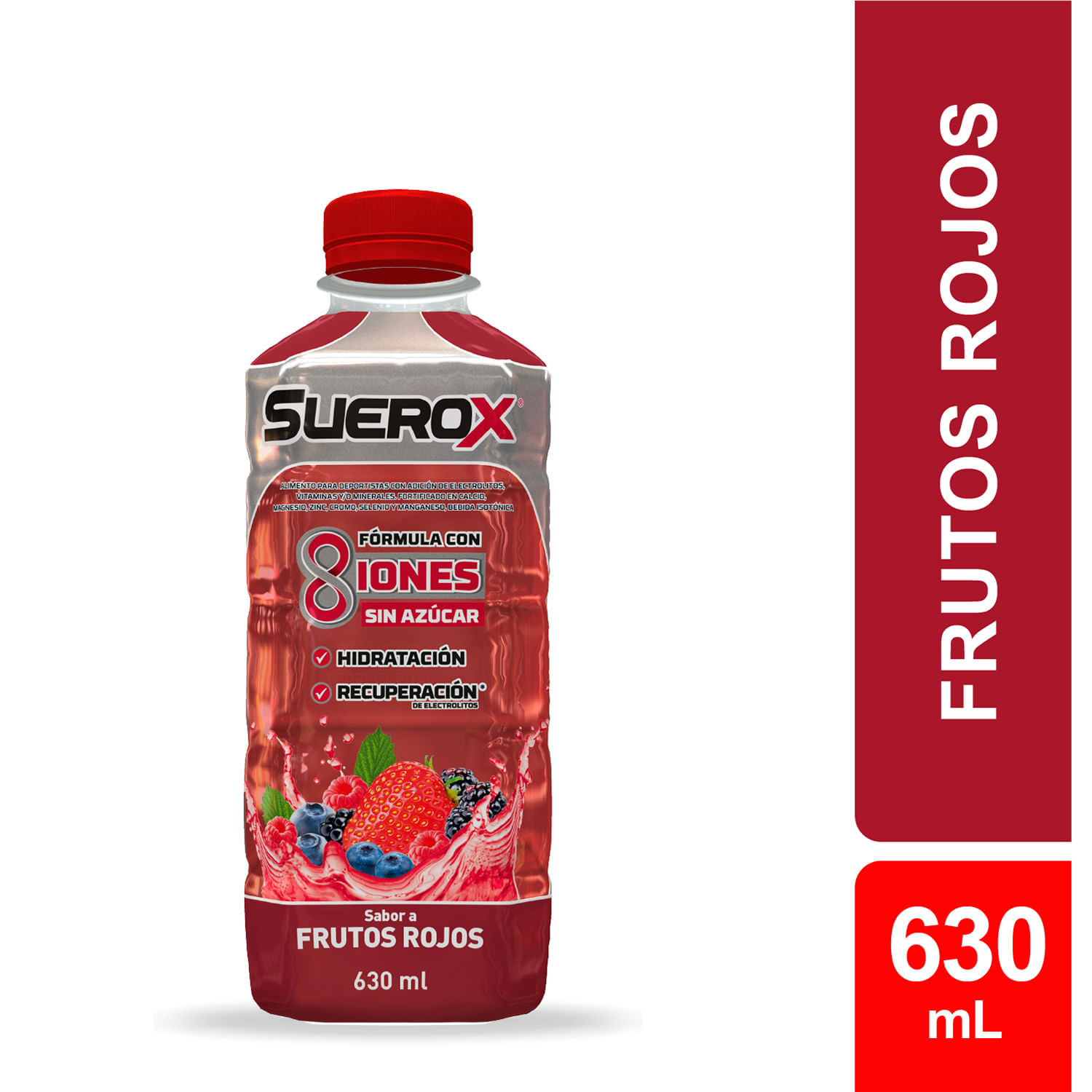 Suerox Frutos Rojos 12X630Ml Display