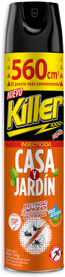 Insecticida Killer Casa Y Jardin 12X390Cc