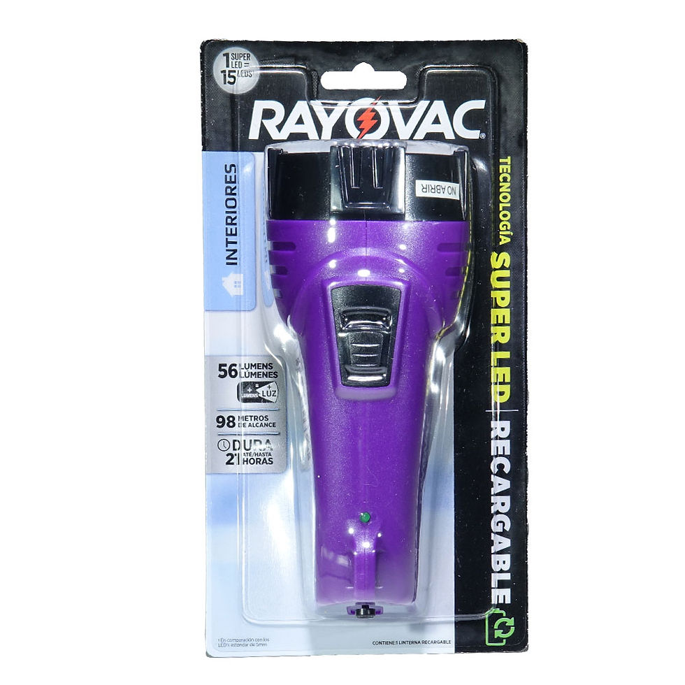 Linterna Rayovac Super Led Recargable (56 Lumens)